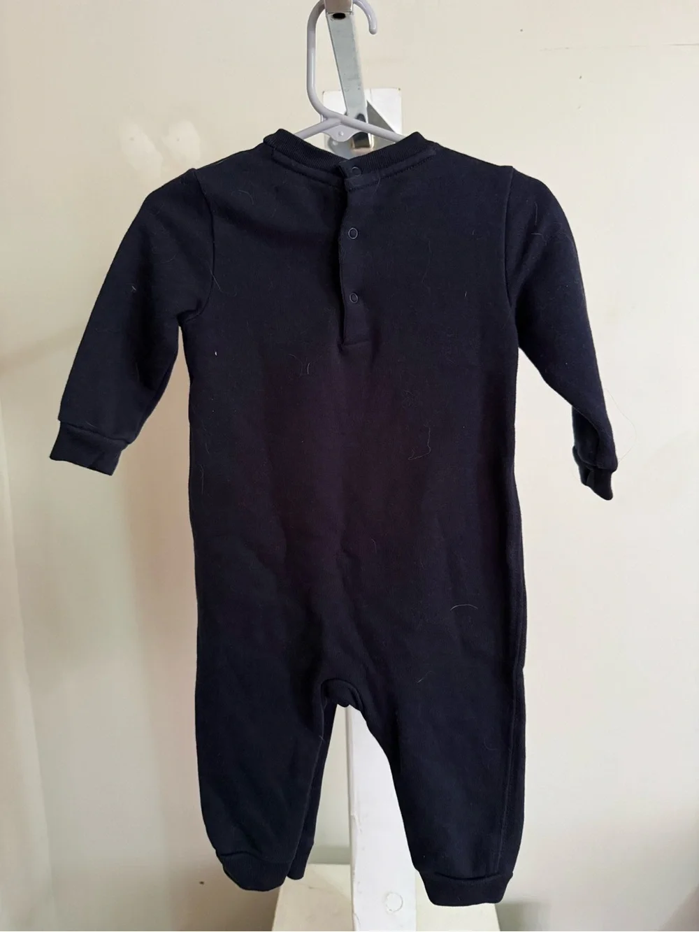 Ralph Lauren Baby Boys Plaid Big Pony Fleece Romper
